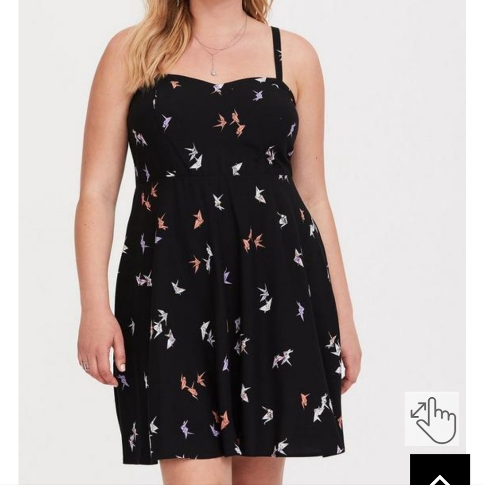 Torrid Mini Challis Dress Sz 2